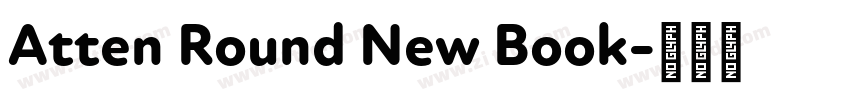 Atten Round New Book字体转换